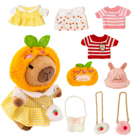 WAKSUN Capybara plush 10.2 inches, soft cuddle friend for kids.