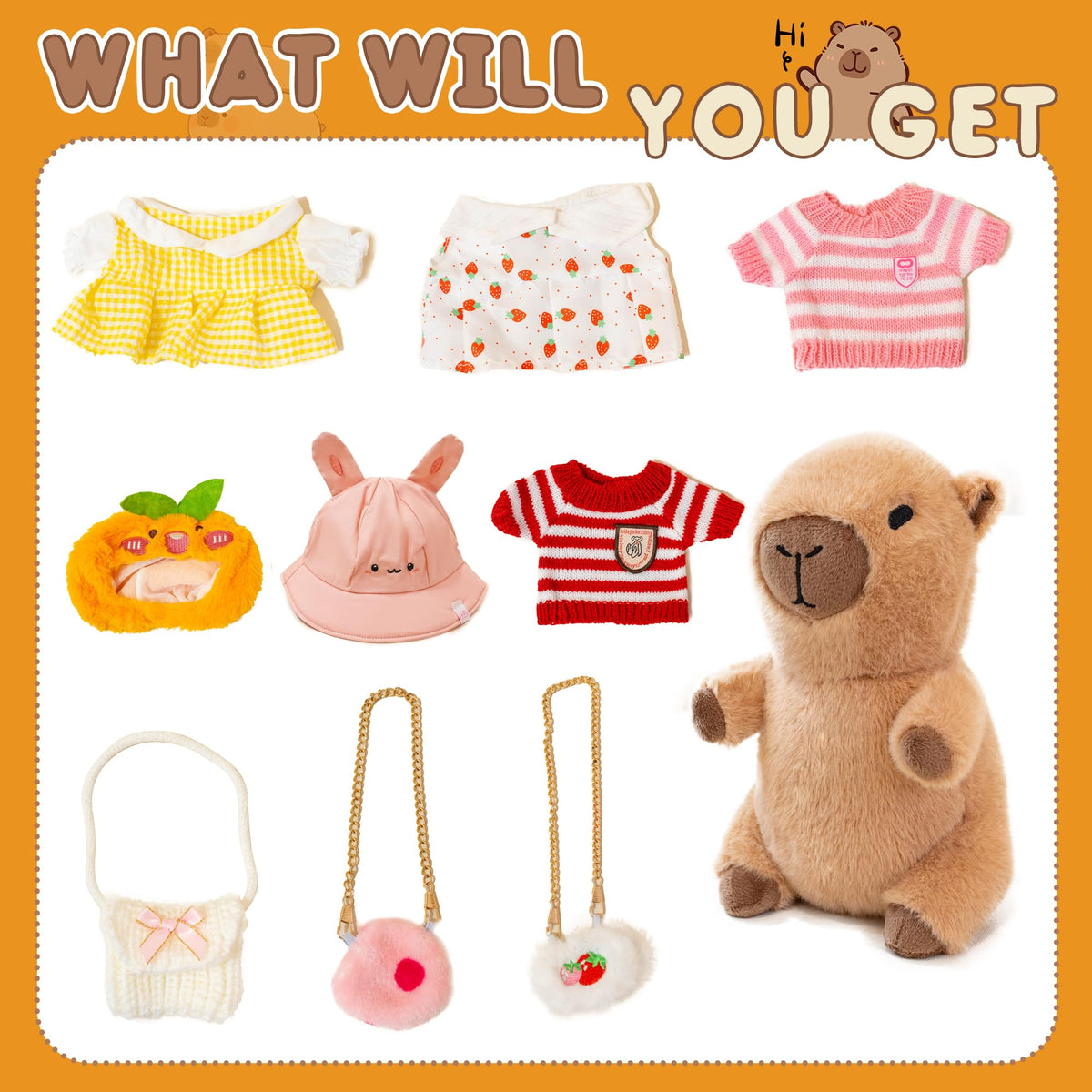 WAKSUN Capybara plush makes a sweet birthday gift.