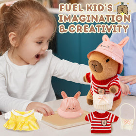 WAKSUN Capybara plush is lightweight and travel-ready.