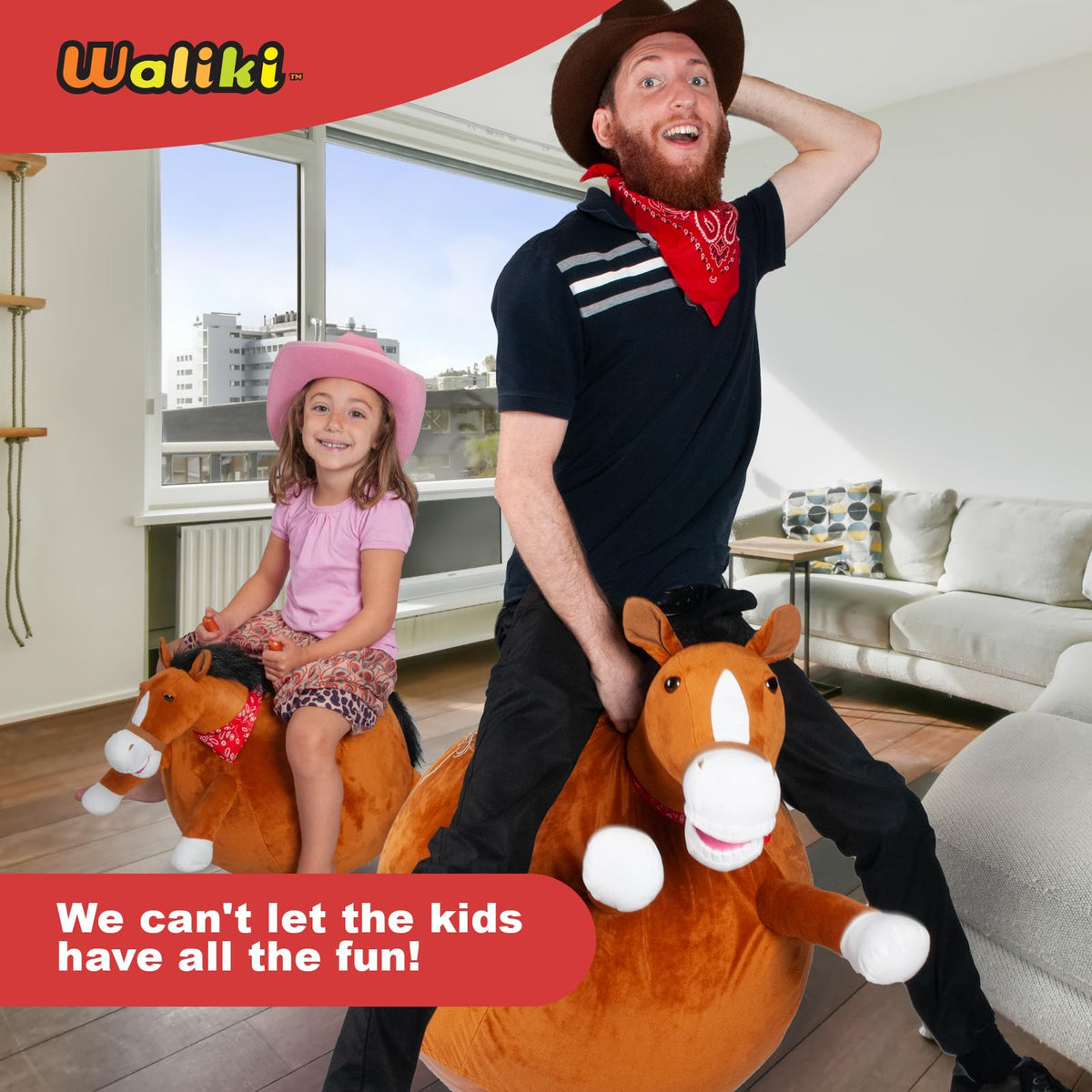 WALIKI hopper ball cardio-workout focus supports engaging movement and core engagement.