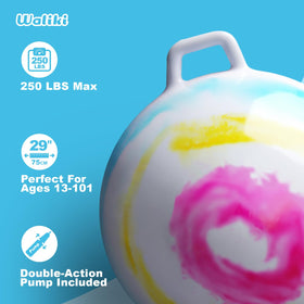 WALIKI hopper ball durable materials for long-lasting outdoor use.
