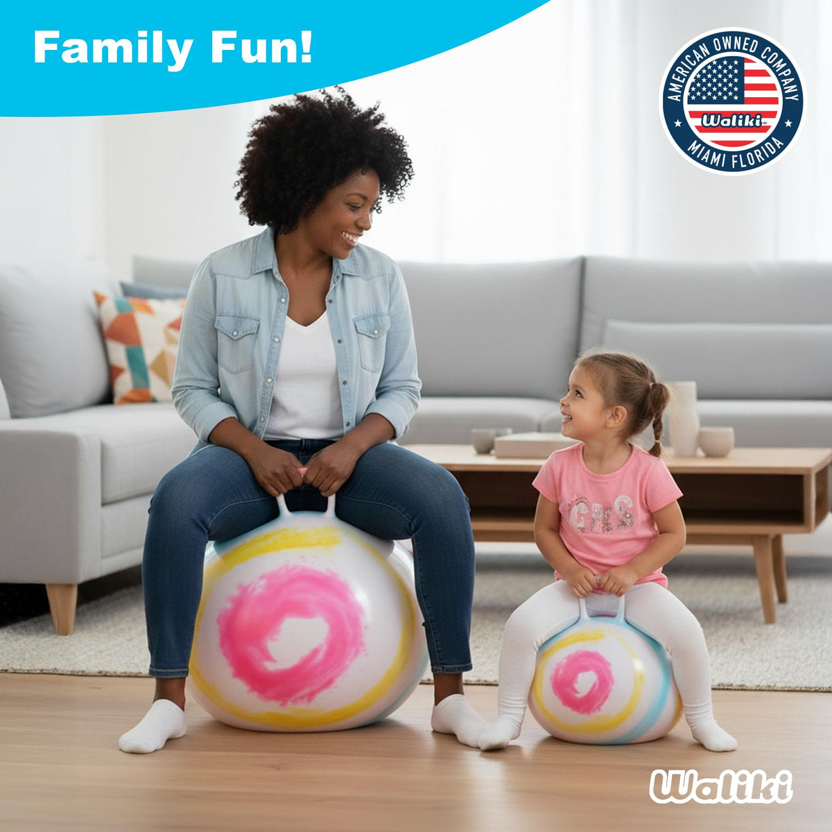 WALIKI hopper ball ideal for parties and events.