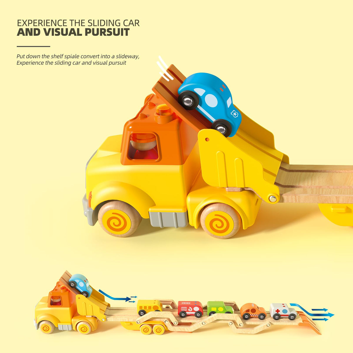 Wanborns 30-inch foldable track invites open-ended storytelling and sequential play.