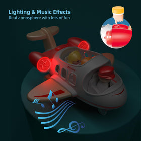 Wanborns toy helps fine motor skills through grasping and manipulation during pretend flight