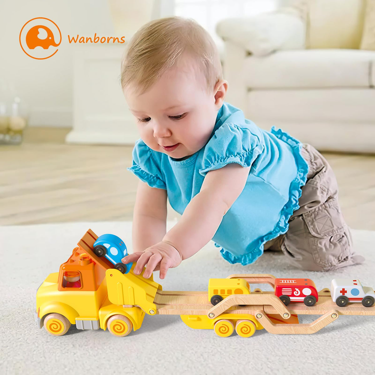 Wanborns eco-friendly paints ensure a safe, gentle surface.