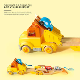 Wanborns four wooden mini cars spark storytelling and exploration.