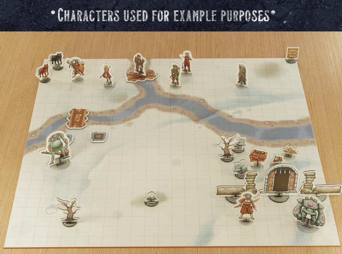 Wanderers Emporium 25 terrain bases for 28-32mm minis