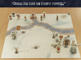 Wanderers Emporium 25 terrain bases for 28-32mm minis