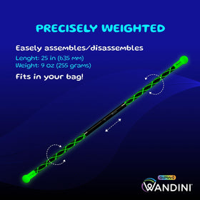 Wandini Glow.0 22-color modes for vibrant stage lighting effects.