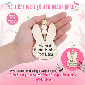 Wangchao Craft Bunny-shaped Name Tag helps personalize the gift