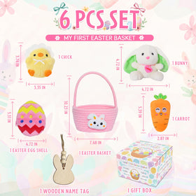 Wangchao Craft Plush Bunny inside Easter egg encourages imaginative play