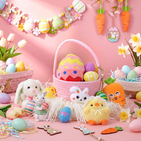 Wangchao Craft Plush Carrot provides soft, safe sensory play