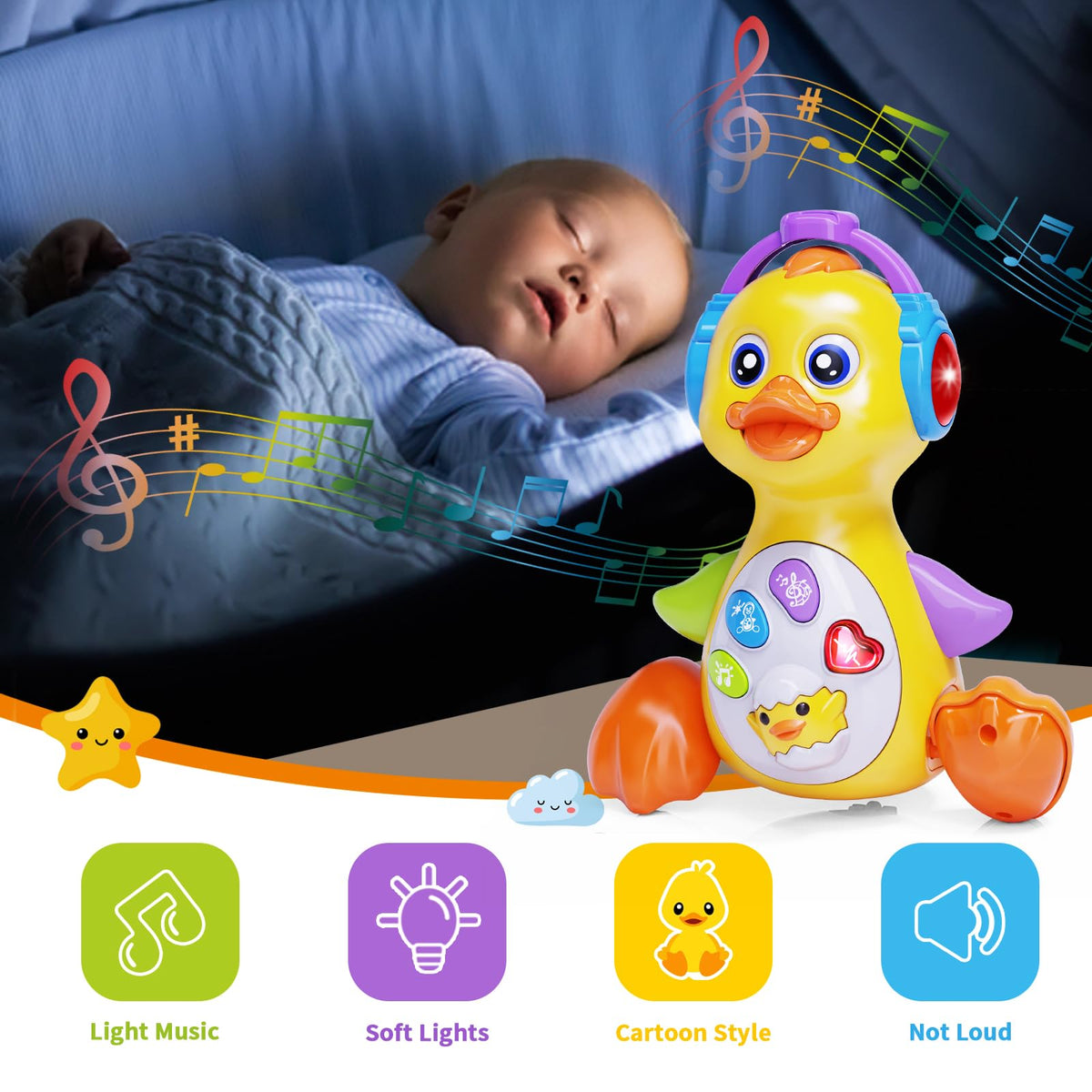Wanonoo Educational toy supports early rhythm sense and motor development.
