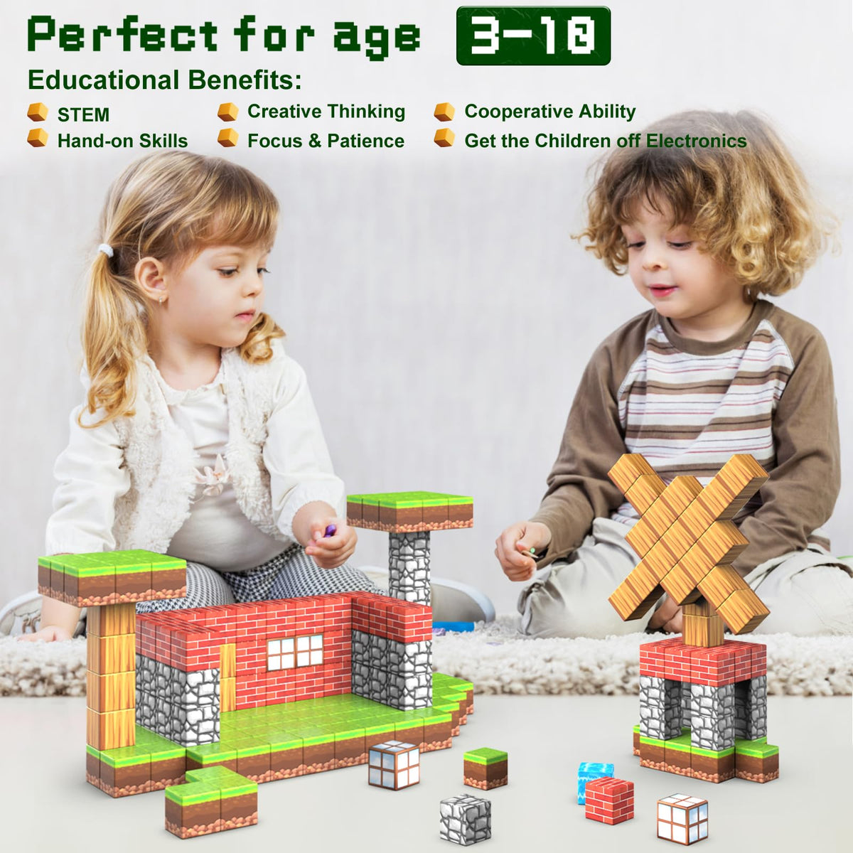 Wanplay magnetic toys boost hand-eye coordination with engaging, open-ended play.
