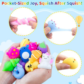 Waraoko kawaii animal squishies assortment for collection and sharing.