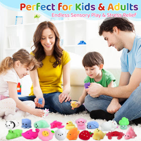 Waraoko sturdy storage packaging keeps squishies organized and handy.