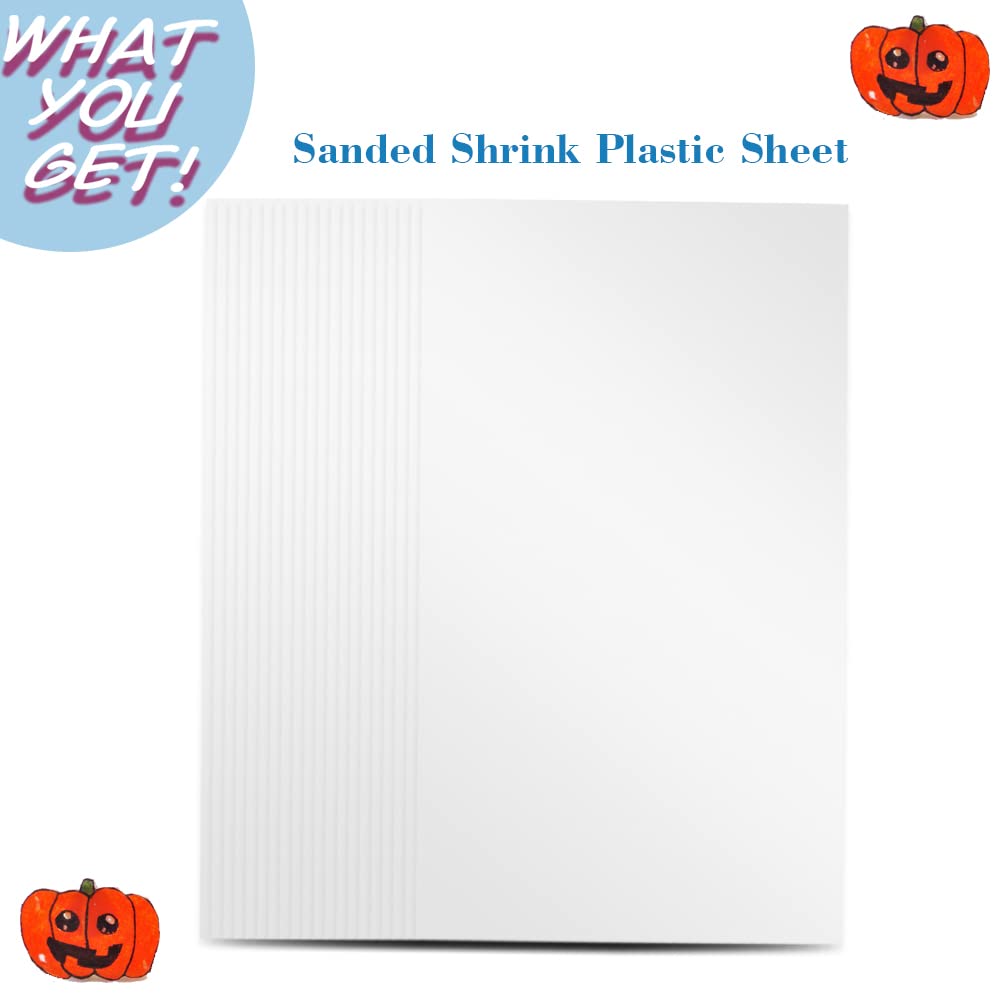 Warckon shrink art paper with a smooth sanded edge for kid crafts.