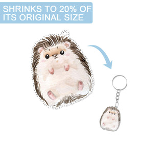 Warckon shrink art helps craft custom keychains through shrinking.