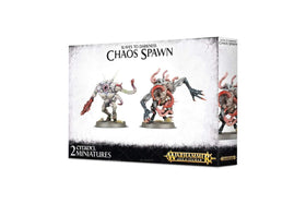 Warhammer Age of Sigmar Chaos Spawn: two unpainted minis ready for assembly and painting
