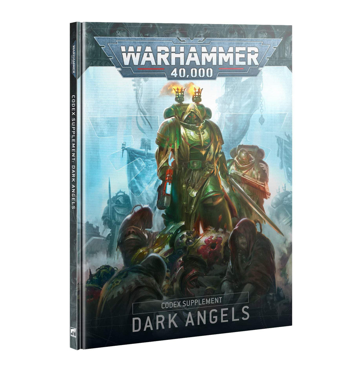 Warhammer Dark Angels codex supplement V.10 cover for tabletop battles