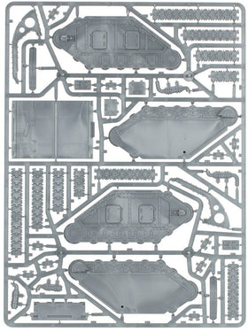 Solar Auxilia Leman Russ Strike Tank hull-mounted weapons offering flexible firepower for targets