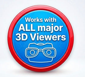 Warm Fuzzy rainforest gorilla 3D image reel brings wildlife to life.