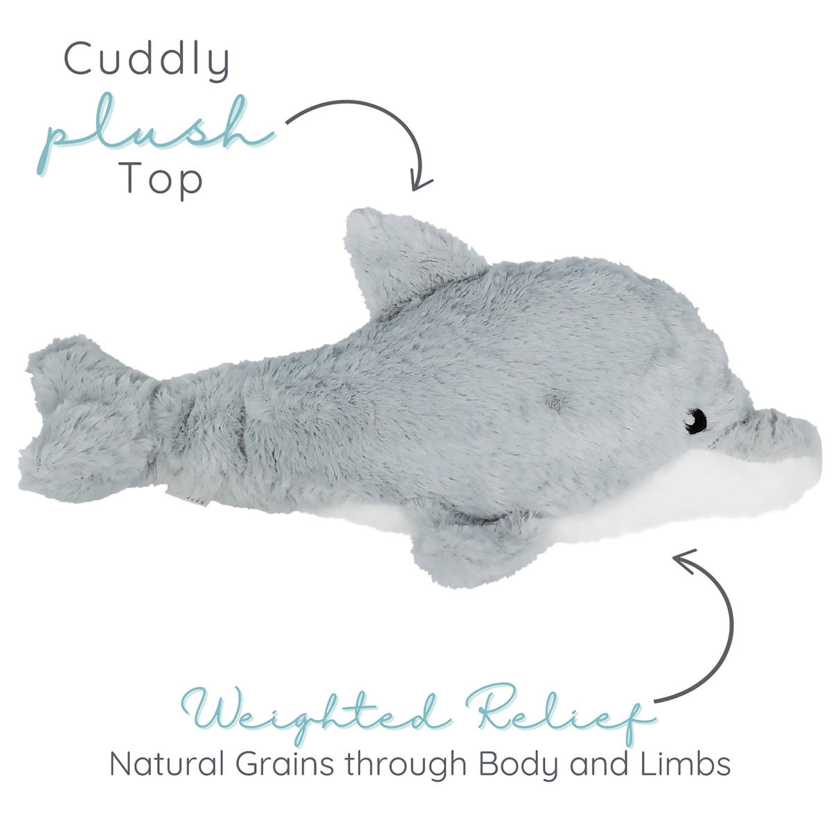 Warm Pals Dolphin lavender aroma enhances the calming experience