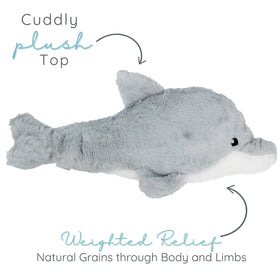 Warm Pals Dolphin lavender aroma enhances the calming experience