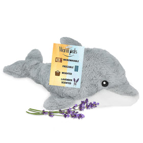 Warm Pals Dolphin microwavable plush for cozy warmth and comfort