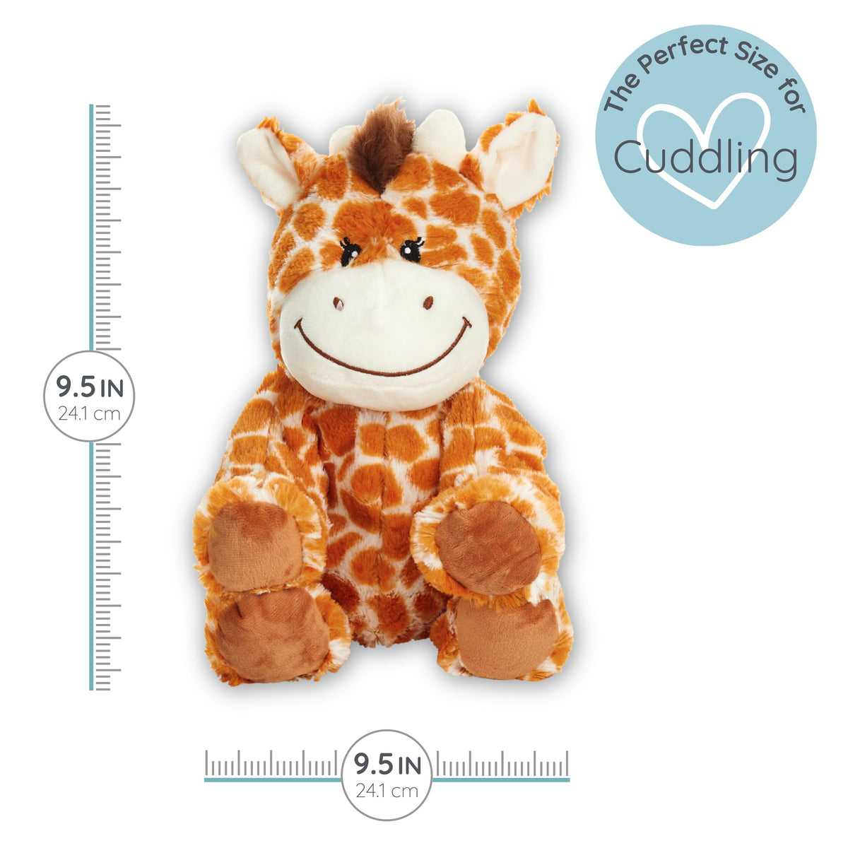 Warm Pals Flirty Giraffe soft plush for kids' play and cuddle