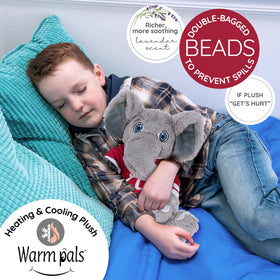 Warm Pals heated plush in microwave provides a soft, warm hug on chilly evenings.