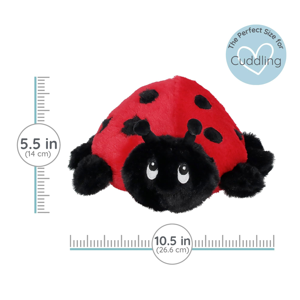 Warm Pals Ladybug in freezer for cooling refresh.
