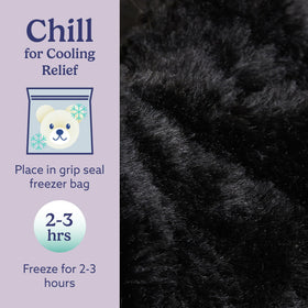 Warmies Black Cat cooling option for refreshing relief on hot days