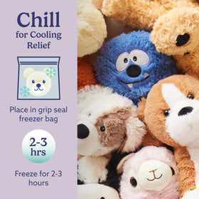 Warmies Blue Monster safety design suitable for family use