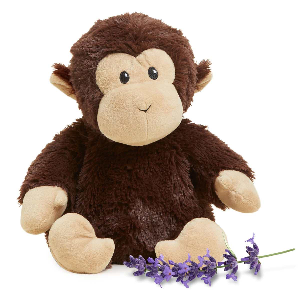 Warmies Chimp Plush heated for soothing warmth and snuggles