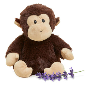 Warmies Chimp Plush heated for soothing warmth and snuggles