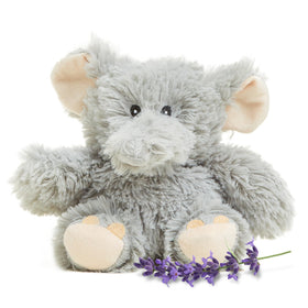 Warmies Elephant Junior warms for cozy snuggles and bedtime comfort.