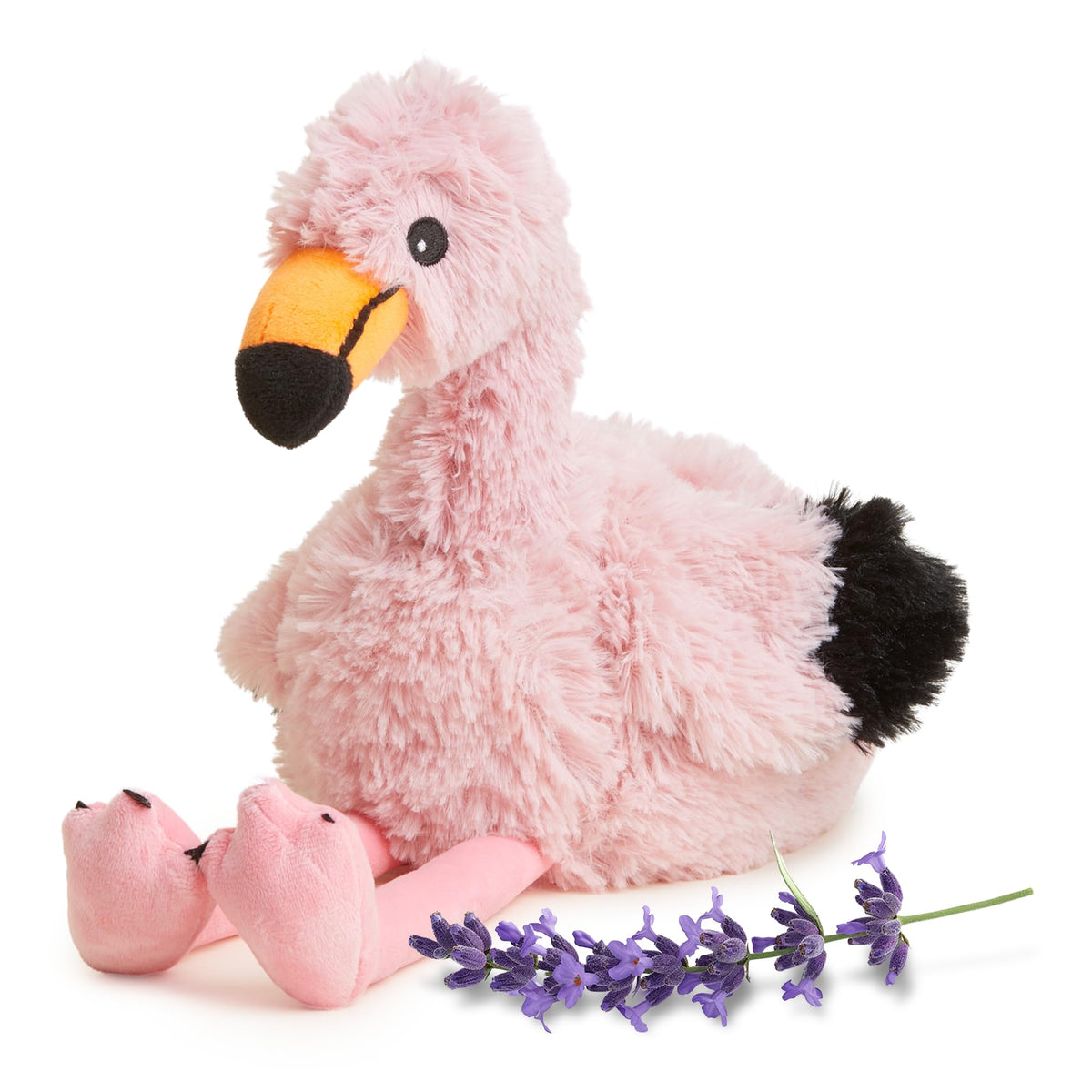Warmies Flamingo heatable plush ready for cozy snuggles and warmth