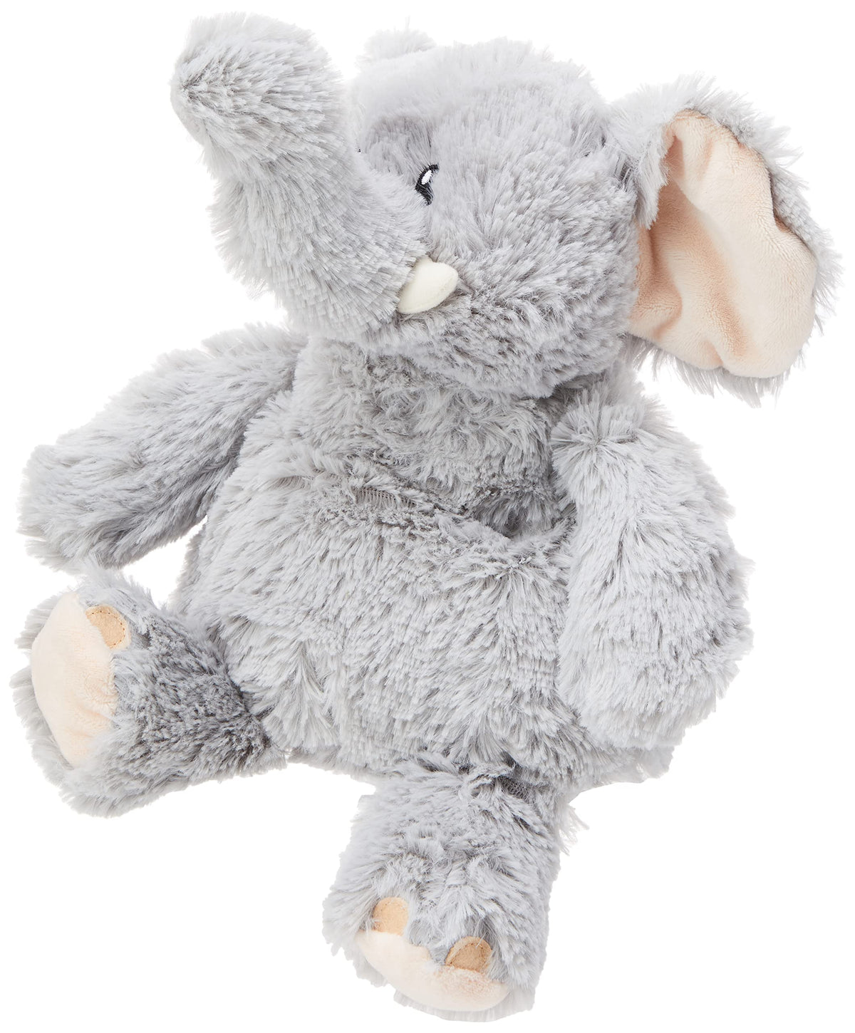 Warmies gray elephant lavender-scent adds a gentle aroma for bedtime calm.