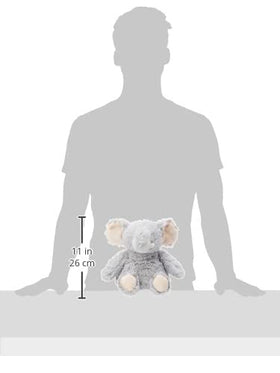 Warmies gray elephant weighted-plush provides comforting heft for snuggles.