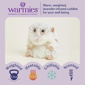Warmies hamster heated plush for comforting snuggle time