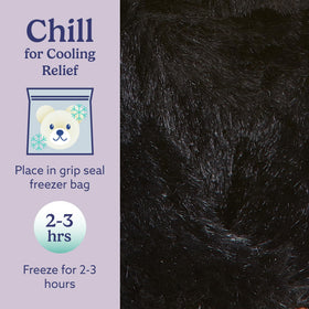 Warmies heatable bear for soothing warmth in minutes.