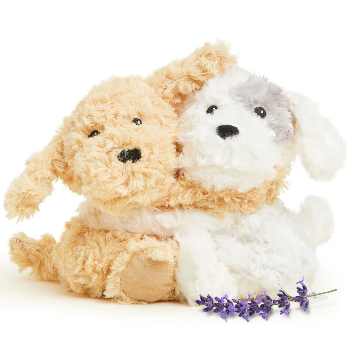 Warmies Hugs Duo Puppy microwavable heat for cozy evenings