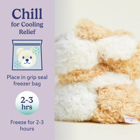 Warmies Hugs Duo Puppy snuggle-size plush invites cuddles
