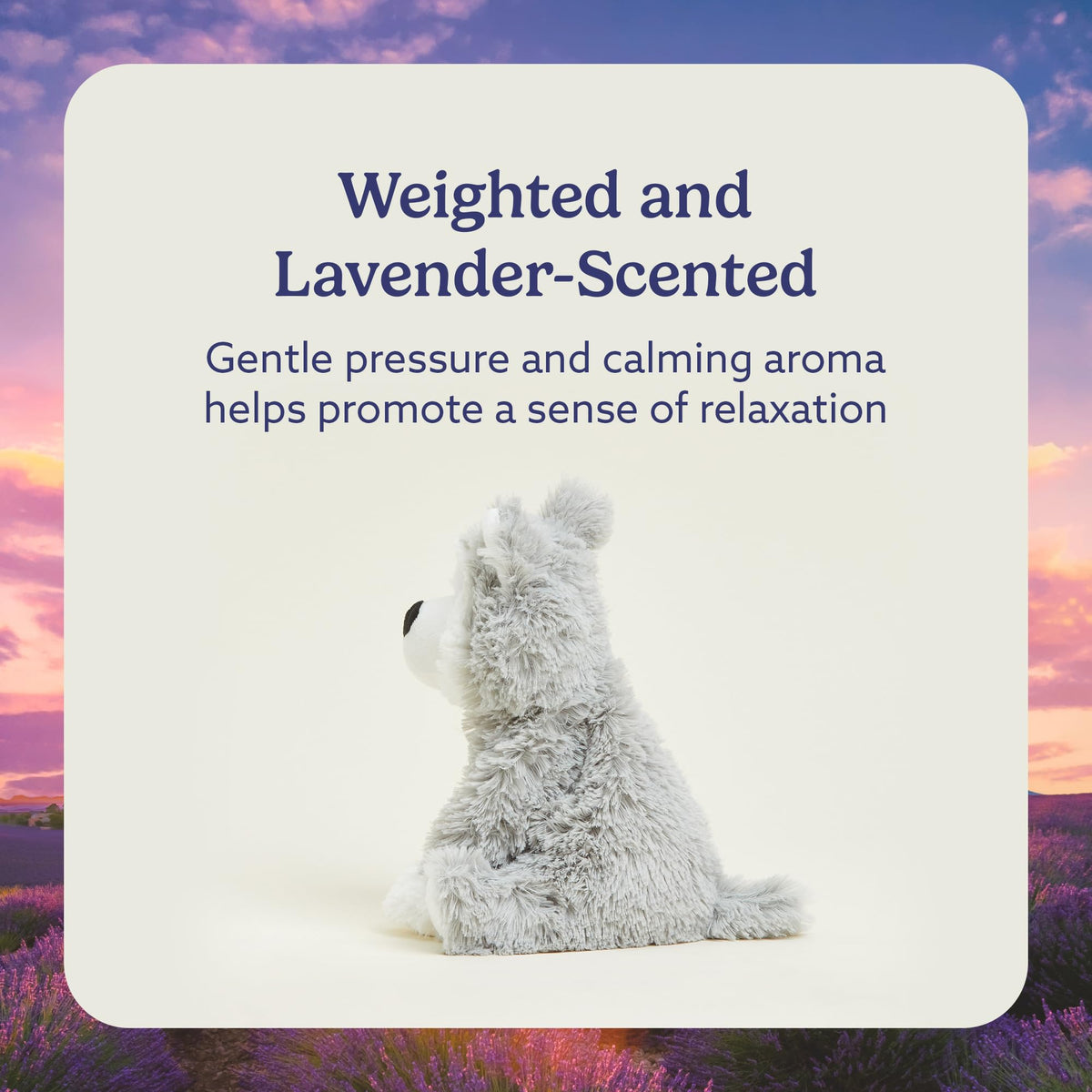 Warmies Husky cooling plush for a refreshing touch on warm days