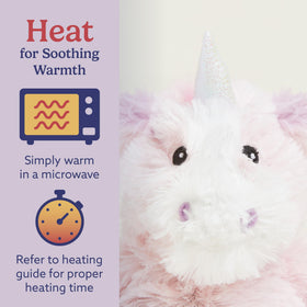 Warmies Junior Unicorn cooling option offers a refreshing touch on hot days.