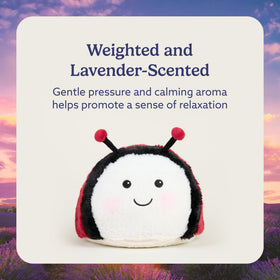 Warmies Ladybug cooling option: freeze for a refreshing chill.