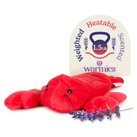 Warmies Lobster instant-warmth plush offers quick comfort at bedtime