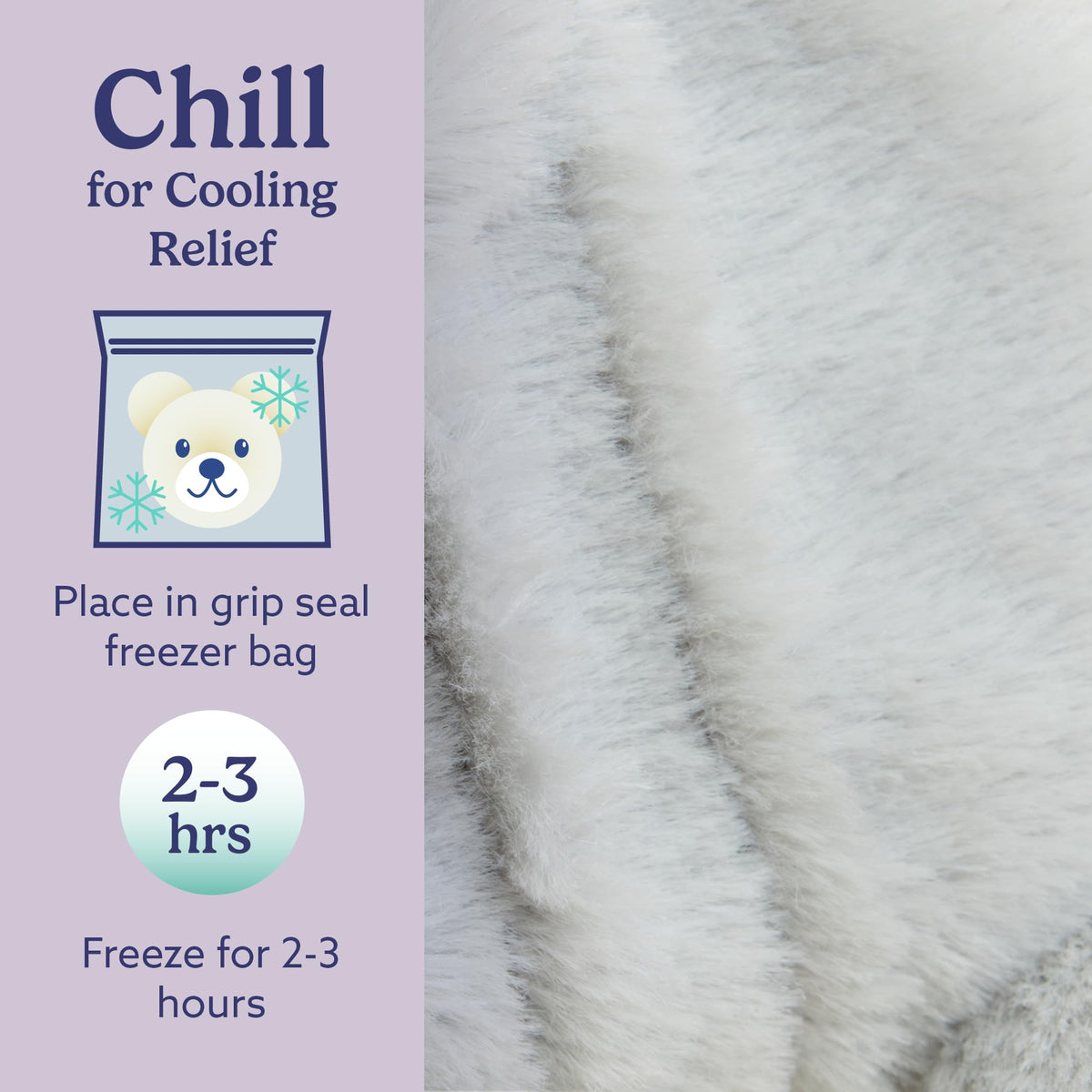 Warmies Manatee features a child-safe design for all ages.