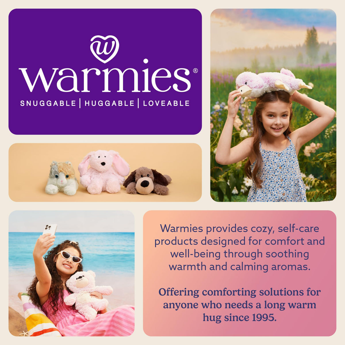 Warmies Manatee makes a thoughtful gift for babies, kids, and adults.